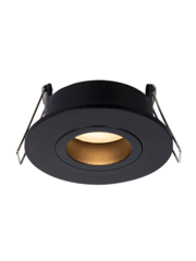 Luxar GU10 Inbouwspot IP65 Kantelbaar Zwart