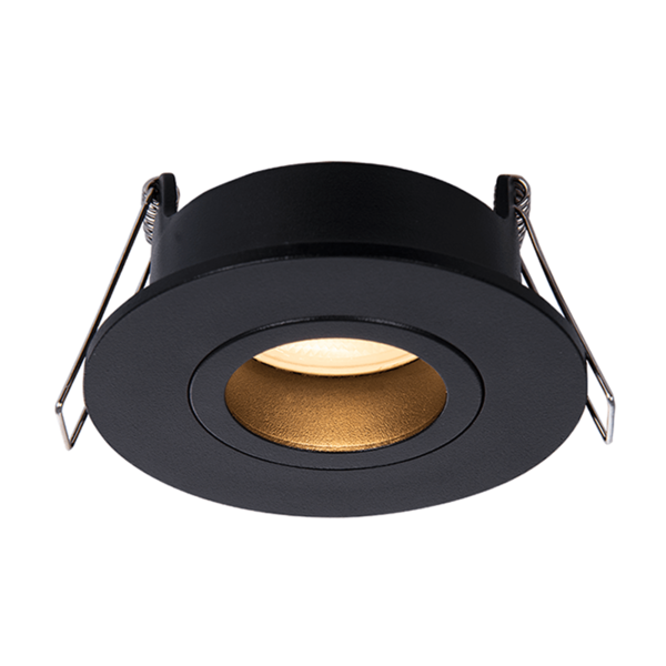 Luxar Luxar GU10 Inbouwspot IP65 Kantelbaar Zwart