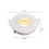 Luxar Luxar GU10 Inbouwspot IP65 Kantelbaar Wit