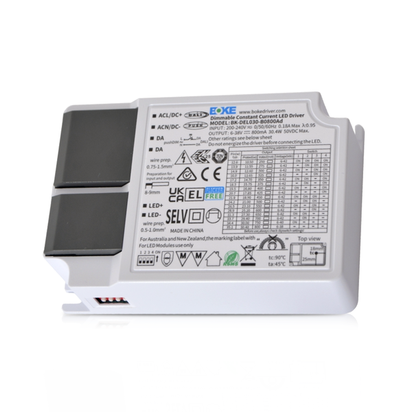 Luxar Luxar DALI LED Driver BOKE 6–42V 350–800mA Dimbaar
