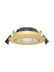 Luxar Slim-Fit LED Inbouwspot Dimbaar IP65 5W/7W CCT Brass