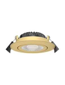 Luxar Slim-Fit LED Inbouwspot Dimbaar IP65 5W/7W CCT Brass