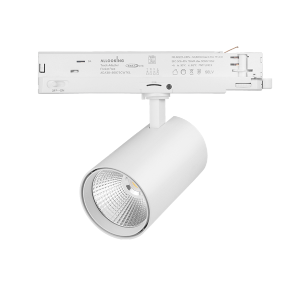 Luxar Luxar 3-Fase DALI Railspot 30W CCT Wit CRI90