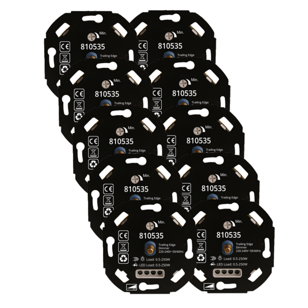 Luxar Luxar Triac LED Dimmer 0.5-250W Universeel Wisselschakeling 10-Pack