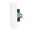 Luxar Luxar Wandcontactdoos Half Opbouw 2-Voudig Geaard Wit