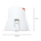Luxar IP44  LED inbouwspot 9 Watt 2700K Dimbaar