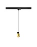 SLV PURI 2.0 Tube 3-Fase Rail hanglamp GU10 Zwart/Goud