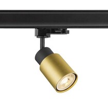 SLV PURI 2.0 Tube 3-Fase Railspot GU10 Zwart/Goud