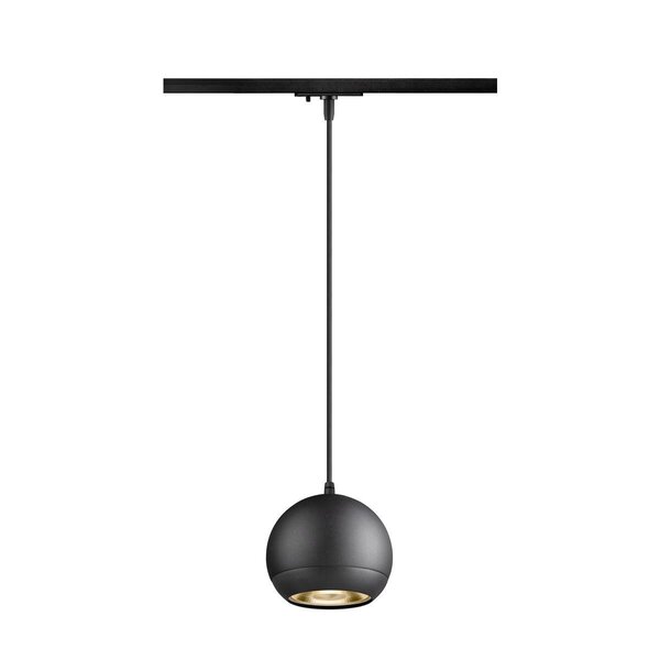 SLV SLV 1 fase rail pendel spot LIGHT EYE® 150 Zwart