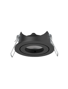 Luxar MR11 Inbouwspot rond kantelbaar zwart gatmaat Ø48