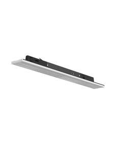 Luxar 3-Fase Railarmatuur 60cm Kantelbaar Power & CCT Switch Zwart