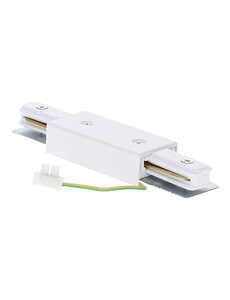 Luxar 1-Fase Rail I-Connector Middenvoeding Wit