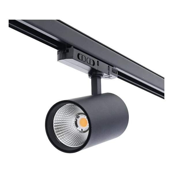 Luxar Luxar 3-Fase Railspot Food 10W-30W Dimbaar CCT-Switch Zwart