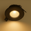Luxar Luxar Slim-Fit LED Inbouwspot IP65 6W Dimbaar CCT-Switch Zwart