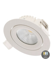 Luxar Slim-Fit LED Inbouwspot IP65 6W Dimbaar CCT-Switch Wit CRI90