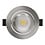 Luxar Luxar Slim-Fit LED Inbouwspot IP65 6W Dimbaar CCT-Switch Zilver CRI90