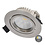 Luxar Luxar Varda Slim-Fit LED Inbouwspot IP65 CCT 4W/6W Triac Dimbaar Zilver