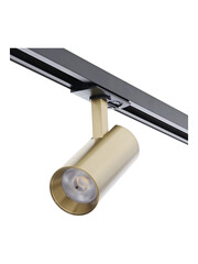 Luxar 1 Fase Railspot 10W CCT-Switch messing Dimbaar CRI90