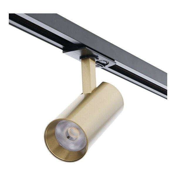Luxar Luxar 1 Fase Railspot 10W CCT-Switch messing Dimbaar CRI90