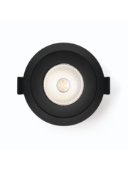 Luxar LED Inbouwspot 6W Dimbaar CCT-Switch Zwart