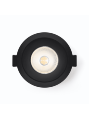 Luxar LED Inbouwspot 9W Dimbaar CCT-Switch Zwart