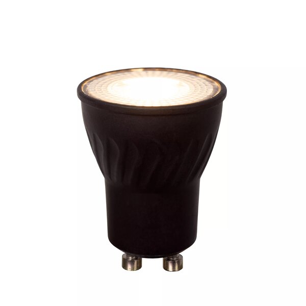 Lucide Lucide MR11 LED Lamp GU10 3,8W 2700K Dimbaar Zwart