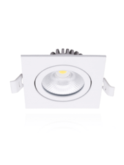 Luxar LED Inbouwspot Slim-Fit 6W IP65 CCT-Switch Dimbaar Wit