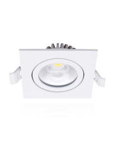 Luxar LED Inbouwspot Slim-Fit 6W IP65 CCT-Switch Dimbaar Wit