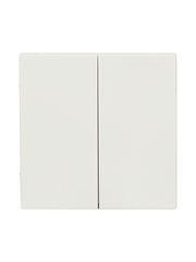 ION INDUSTRIES Duo Tastdimmerknop V1/J1 Alpin Wit