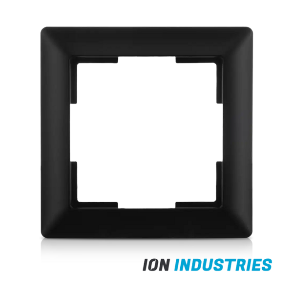 ION INDUSTRIES Afdekraam 1-Voudig J1 Matzwart 80x80mm