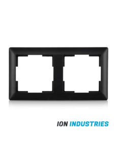 ION INDUSTRIES Afdekraam 2-Voudig J1 Matzwart