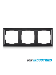 ION INDUSTRIES Afdekraam 3-Voudig J1 Matzwart