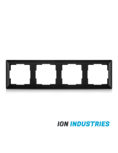 ION INDUSTRIES Afdekraam 4-Voudig J1 Matzwart