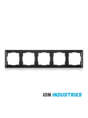 ION INDUSTRIES Afdekraam 5-Voudig J1 Matzwart