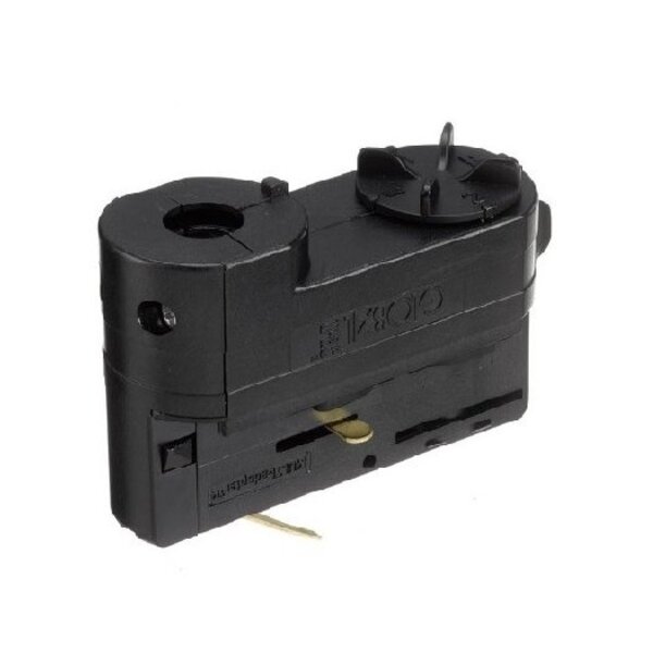 Global Trac Lighting Systems Global 3-Fase-Rail multi adapter zwart
