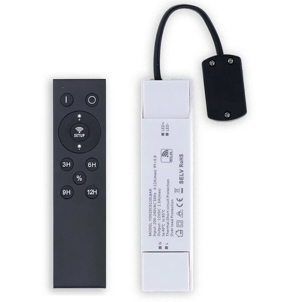 Luxar Luxar LED Driver 12V Dimbaar Max 10 Spots met Afstandsbediening