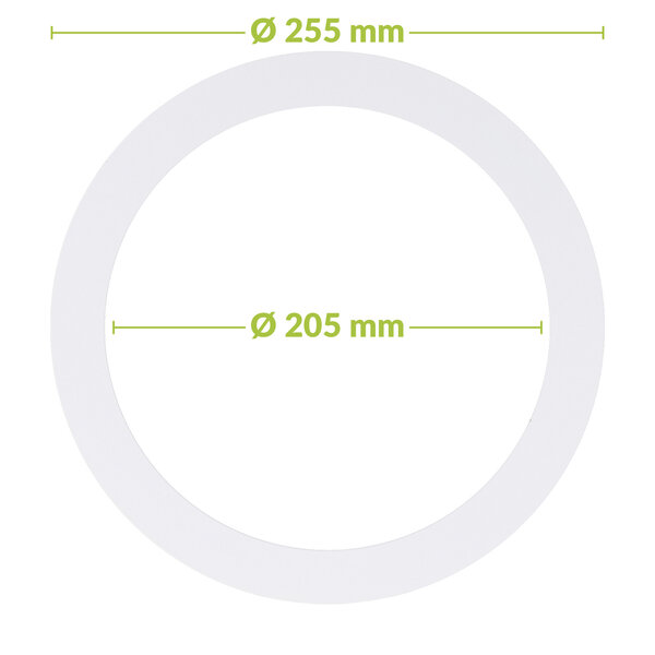 Luxar Luxar Verloopring Metaal Ø205-255mm Wit