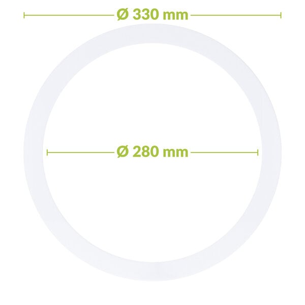 Luxar Luxar Verloopring Polystyreen Ø280-330mm Wit