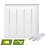 Luxar Luxar Louvre LED Paneel 60x60cm 30W Dimbaar CCT Eurosnoer Wit