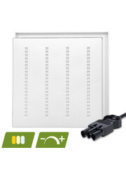 Luxar Louvre LED Paneel 60x60cm 30W Dimbaar CCT 3-SWP Wit