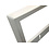 DMLux DMLux - opbouwframe voor PRO LED Paneel 120x30x1cm