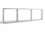 DMLux DMLux - opbouwframe voor PRO LED Paneel 120x30x1cm