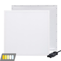 Luxar Luxar Back-lit LED Paneel Europa 60x60cm 30W CCT-Switch met 3-SWP Snoer