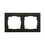 ION INDUSTRIES Afdekraam 2-Voudig V1 Matzwart 156x85mm