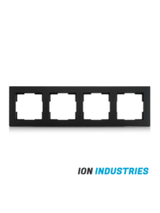 ION INDUSTRIES Afdekraam 4-Voudig V1 Matzwart