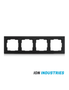 ION INDUSTRIES Afdekraam 4-Voudig V1 Matzwart
