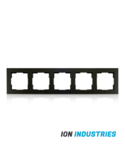 ION INDUSTRIES Afdekraam 5-Voudig V1 Matzwart