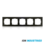 ION INDUSTRIES Afdekraam 5-Voudig V1 Matzwart 369x85mm