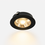 Luxar Luxar Mini LED Spot 3W 12V Inbouw IP44 Zwart 14mm hoog
