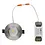 Luxar IP44 LED inbouwspot kantelbaar 5 Watt Dim to Warm 2000K-3000K Zilver CRI90